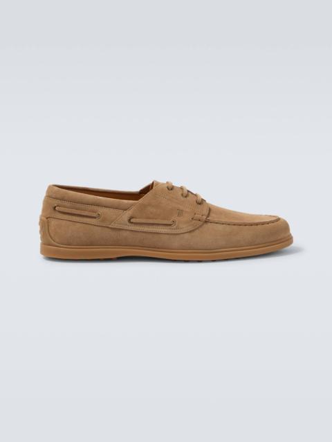 Tod's Gommino suede boat shoes