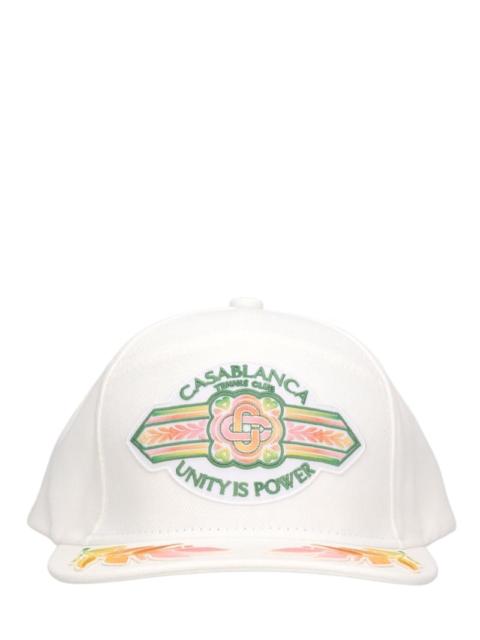 CASABLANCA Unity Is Power cotton baseball cap