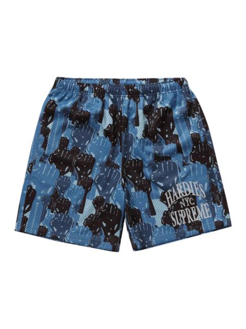 Supreme Supreme Camo Basketball Short Blue