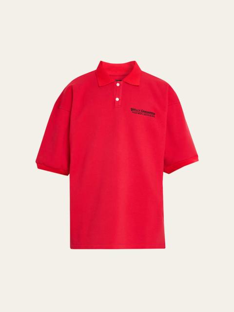 WILLY CHAVARRIA Men's Football Structured Cotton Polo Shirt