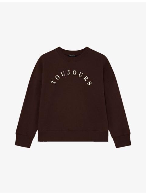 WHISTLES Toujours Relaxed-Fit Cotton Sweatshirt