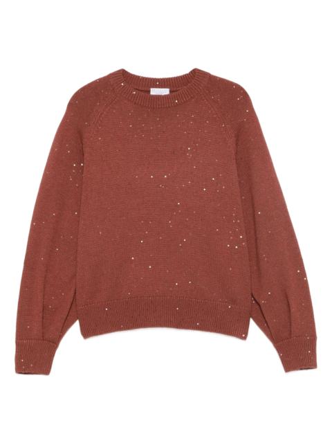 Brunello Cucinelli Brunello Cucinelli Embellished Jumper