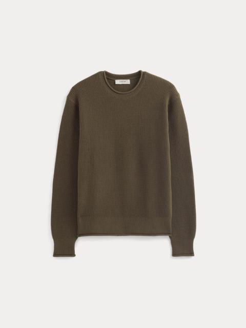 EVERLANE WAFFLE ROLLNECK CREW IN EVERYDAY COTTON