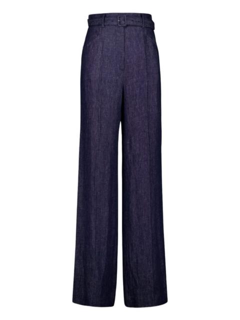 GABRIELA HEARST belted denim pants