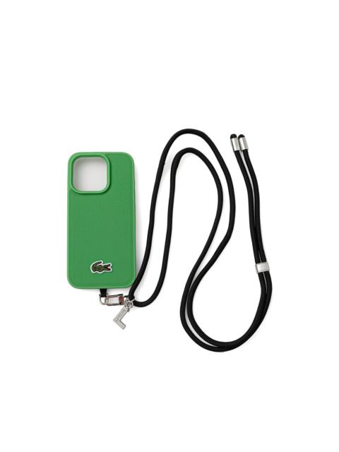 LACOSTE logo-detail iPhone 15 Pro case
