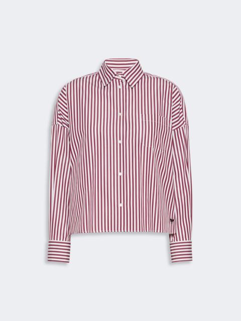 WEEKEND Max Mara OVATTA Cotton poplin shirt - BORDEAUX