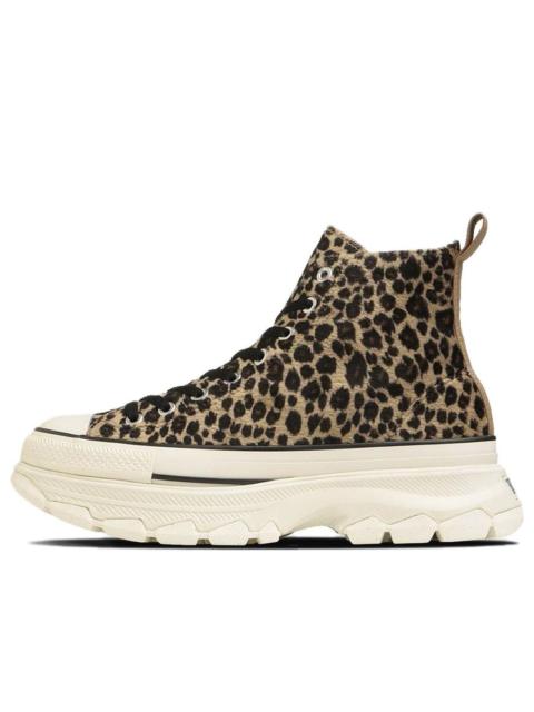 Converse All Star Trekwave Animal Fur Leopard High Top 'Brown' 31310230