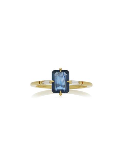 ILA Cerulean 14K Yellow Gold Sapphire, Diamond Ring blue