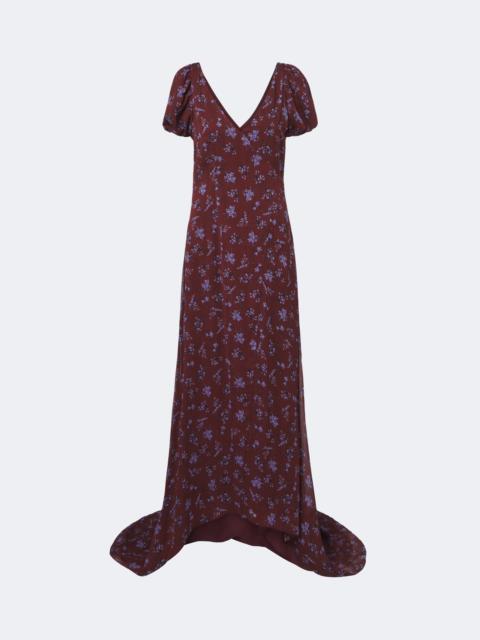markarian Sienna floral gown