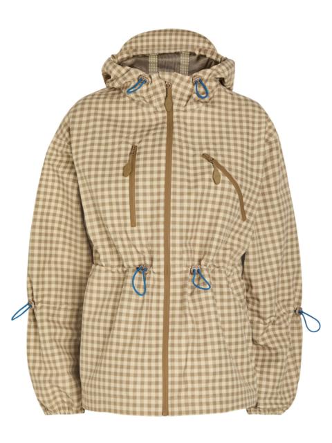 DAMSON MADDER. Damson Madder Matlida Gingham Waterproof Raincoat