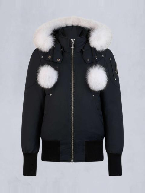 MOOSE KNUCKLES ORIGINAL DEBBIE BOMBER JACKET FUR
