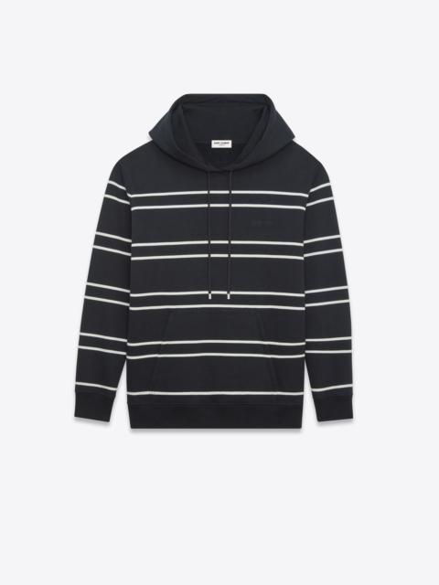 SAINT LAURENT saint laurent striped hoodie