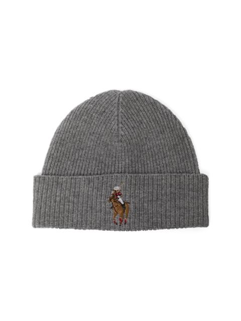 Polo Ralph Lauren embroidered rib-knit beanie