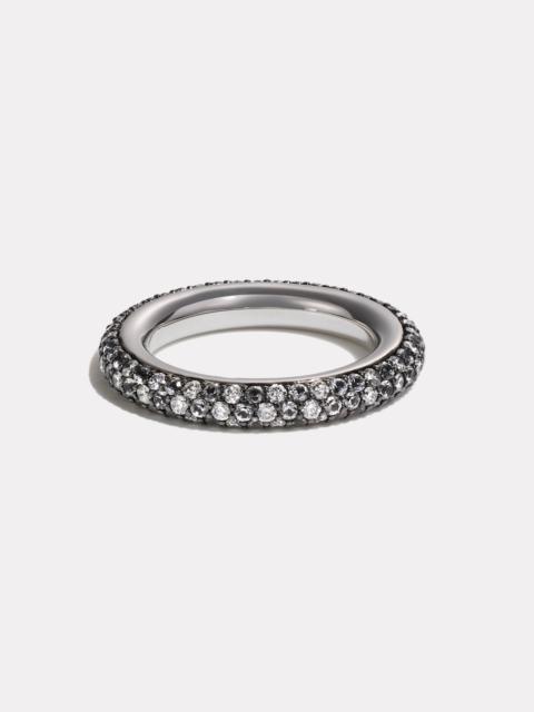By Pariah Chubby Band Pave Diamond & Sapphire