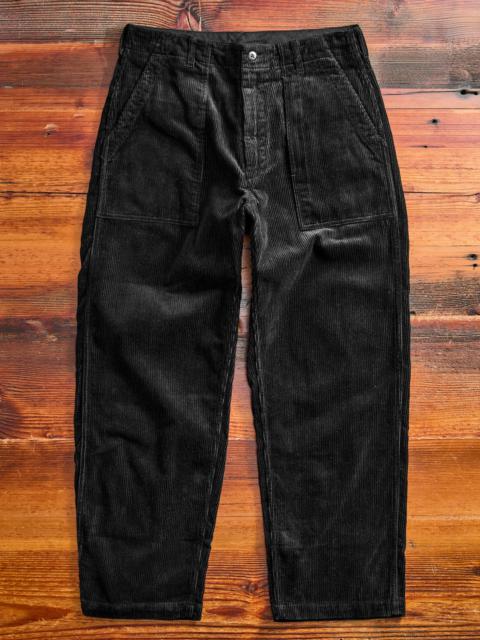 Engineered Garments 8W Cotton Corduroy Fatigue Pants in Black