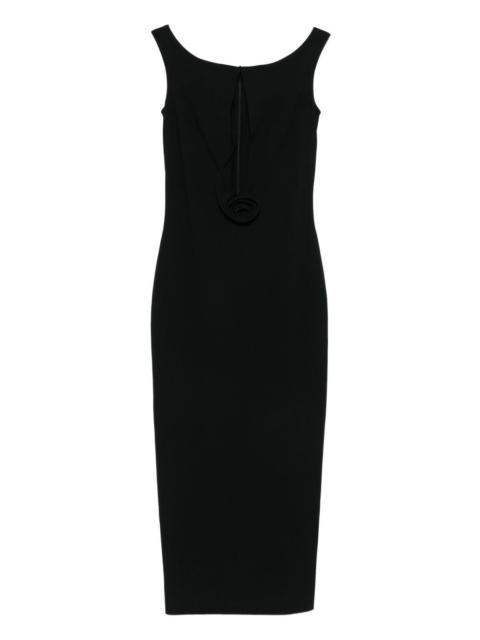 MAGDA BUTRYM rosette-detail cut-out maxi dress