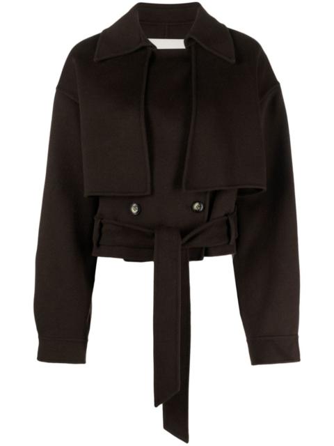 Nanushka cropped trench jacket