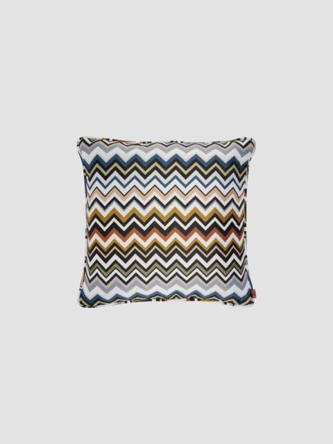 Missoni Belfast Chevron-Striped Square Cushion - Blue Multicolor