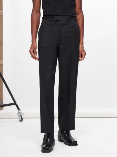 RÓHE Pressed-crease wool tailored trousers