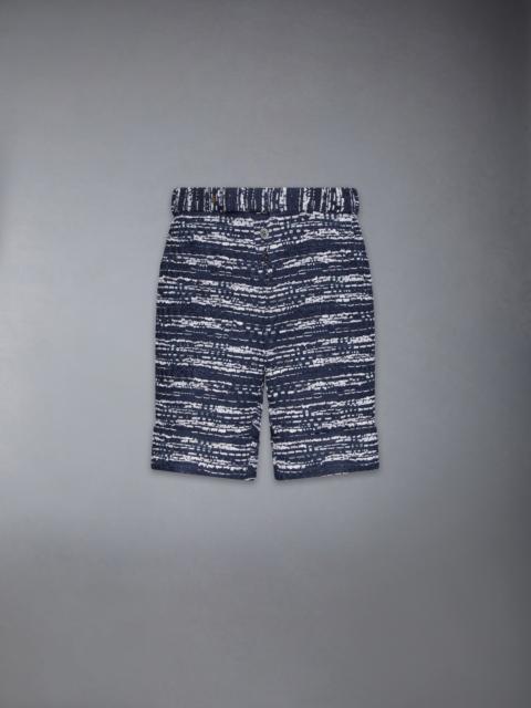 Thom Browne Mélange Tulle Yarn Tweed Beltloop Shorts