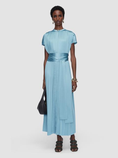 JOSEPH Phare Pleated Satin Dress