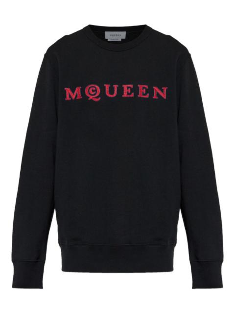 Alexander McQueen embroidered long-sleeves sweater