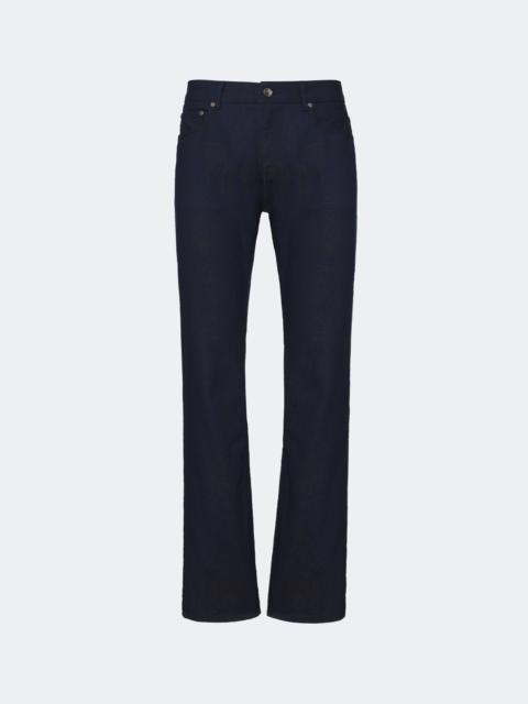Etro Jacquard cotton-blend slim pants