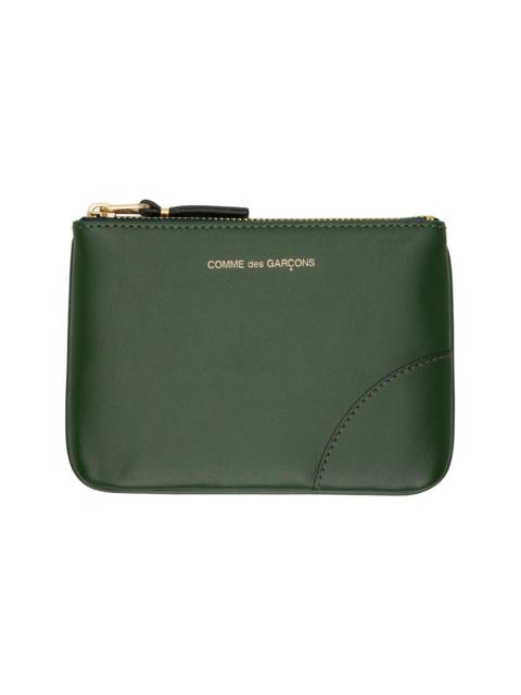 Comme Des Garçons Green Classic Group Card Holder