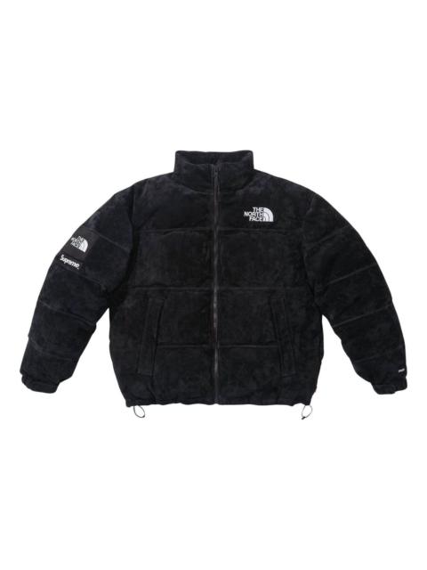 Supreme x The North Face Suede Nuptse Jacket 'Black White' SUP-FW23-213