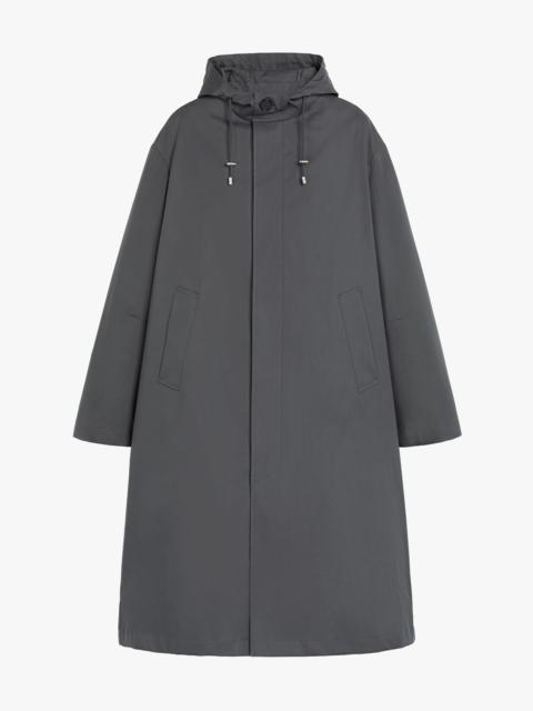 Mackintosh WOLFSON GREY RAINTEC HOODED COAT