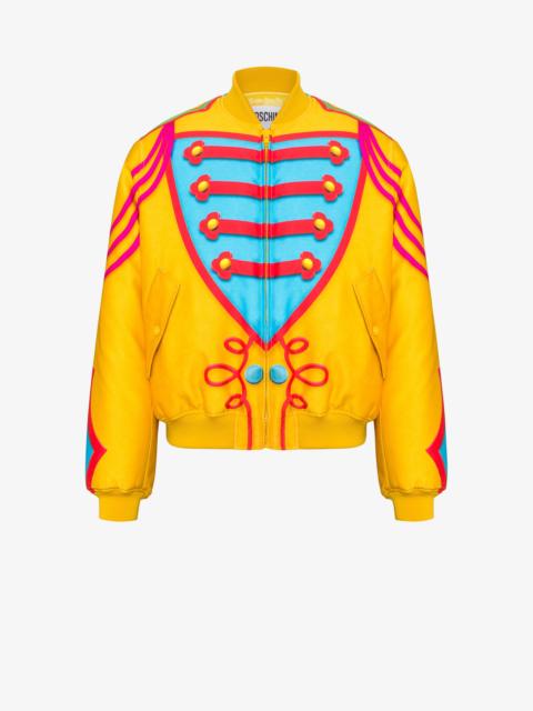 Moschino TROMPE L'ŒIL NYLON BOMBER JACKET