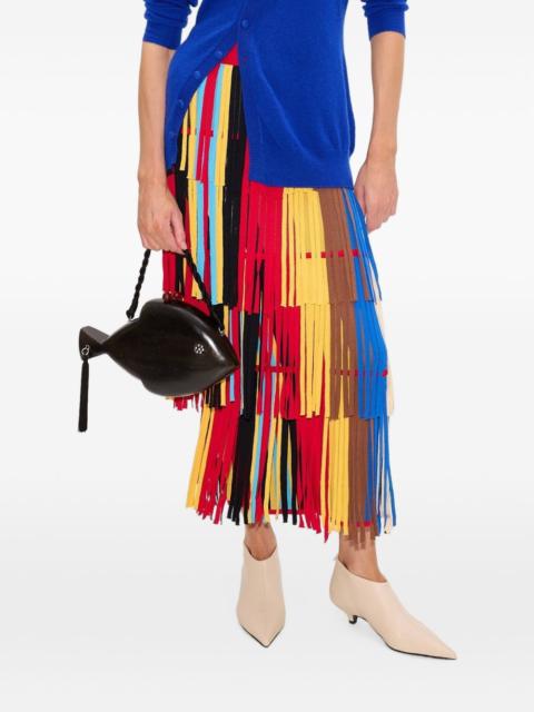 SIMONMILLER Za Za fringe maxi skirt