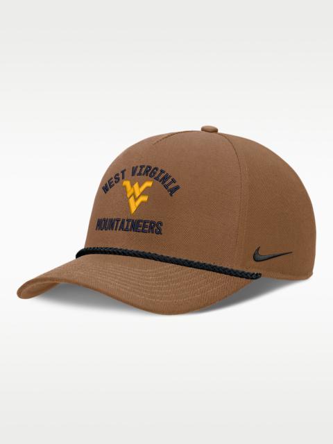Nike West Virginia Military Appreciation Rise Men's Nike Dri-FIT College A-Frame Adjustable Hat