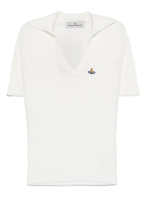 Vivienne Westwood Orb-embroidered polo top
