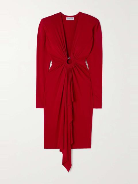 ALEXANDRE VAUTHIER DR1854DARINGRED 関税送料込 Restyle Archives＃1 フラワープリントドレス