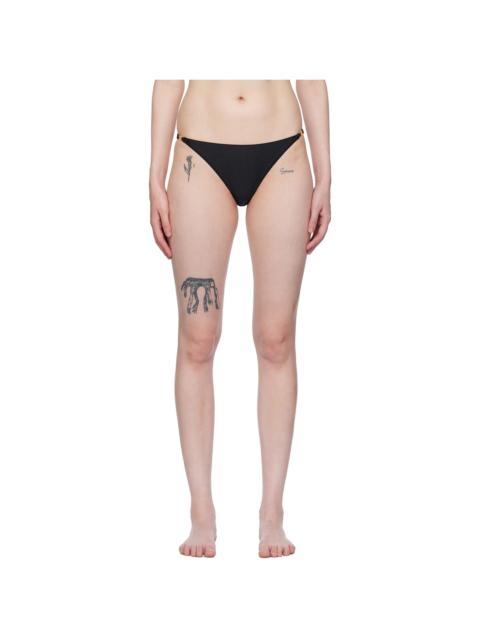 GANNI Black Emblem Bikini Bottom