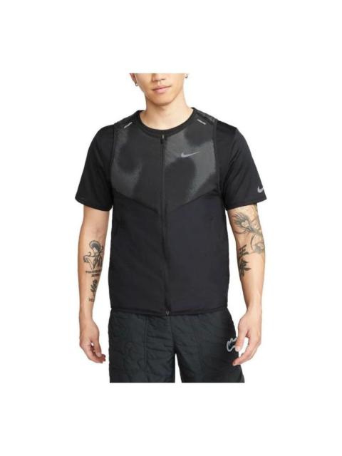 Nike Aero Layer Wild Run Reversible Repel T-Shirt 'Black' DD6208-010