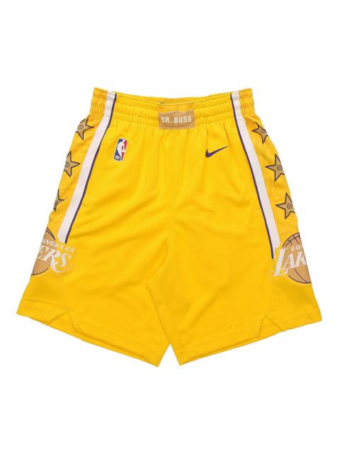 Nike Nike NBA SW 19-20 LA Lakers Swingman Shorts Yellow BV5873-728