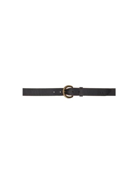 RRL by Ralph Lauren Brown Tumbled Leather Belt