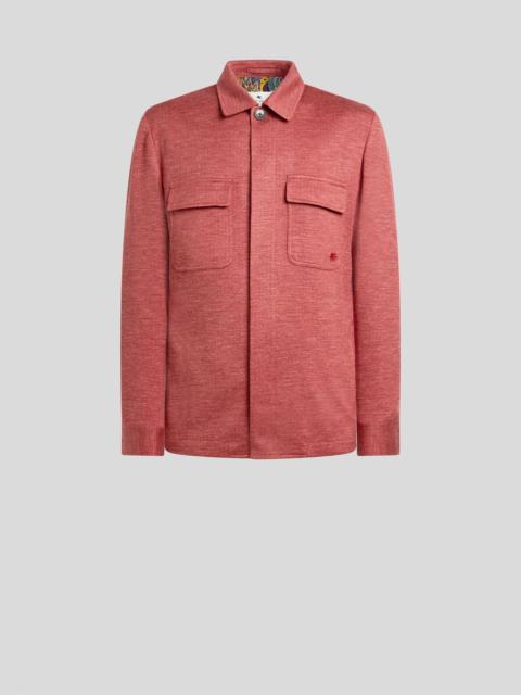 Etro JASPÉ WOOL-BLEND JERSEY SHACKET