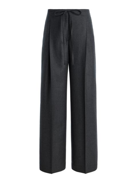 RÓHE Relaxed Wool Trousers grey