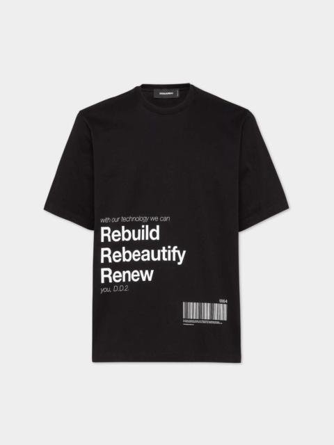 DSQUARED2 REBUILD REBEAUTIFY RENEW LOOSE FIT T-SHIRT