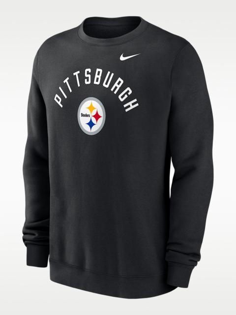 Nike Pittsburgh Steelers Club Men's Nike NFL Pullover Crew