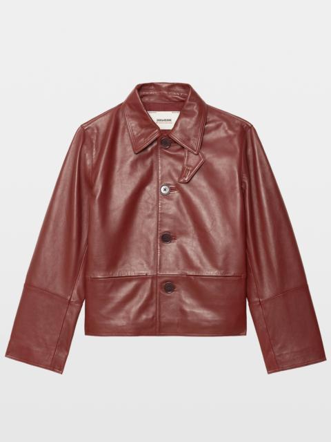 Zadig & Voltaire Lessa Leather Jacket