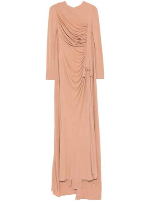 ELIE SAAB draped-detail gown