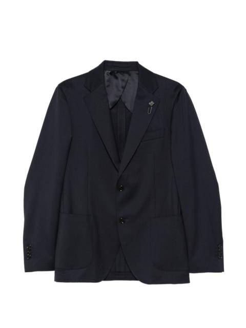 LARDINI notched-lapel blazer