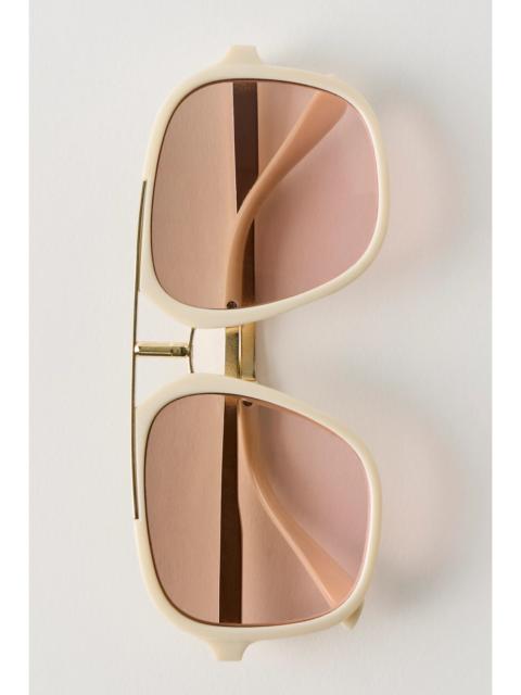 FREE PEOPLE Janis Detail Aviator Sunglasses