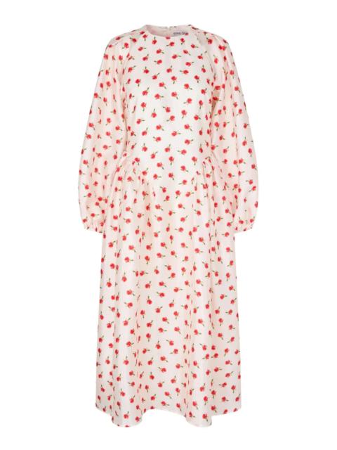 STINE GOYA LONG SLEEVE VOLUMINOUS DRESS DITZY PETUNIA