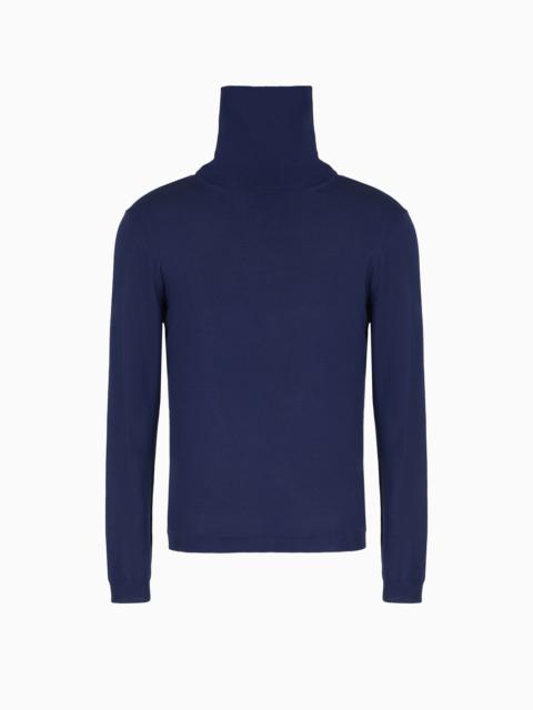 GIORGIO ARMANI Cashmere mock-neck jumper