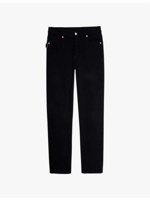 Zadig & Voltaire Boyfit cropped-leg five-pocket jeans